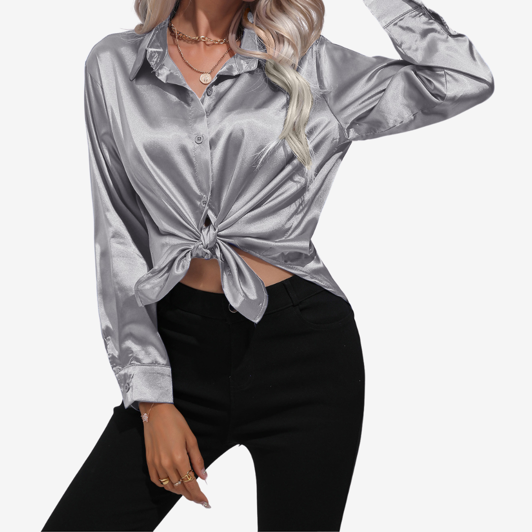 Alvira | Elegante camicia di seta