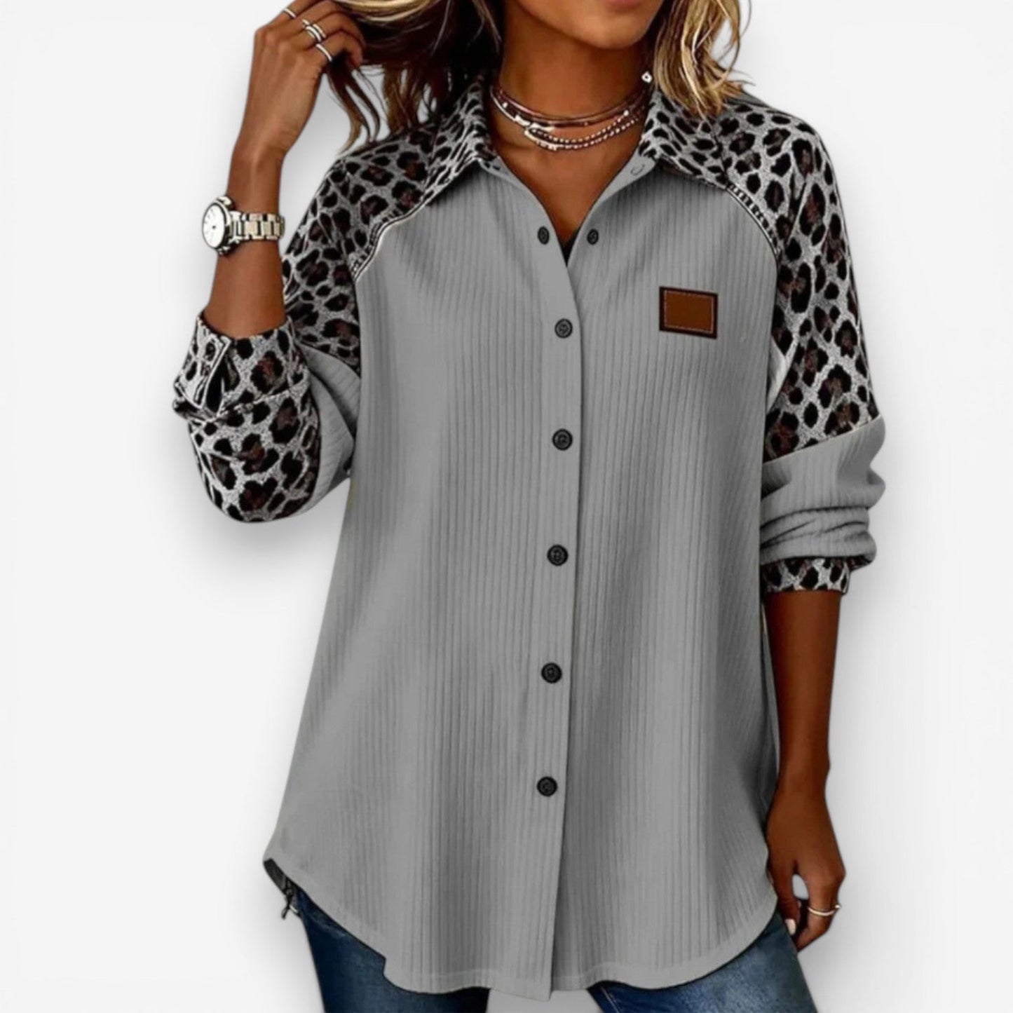 Kristine | Blusa morbida animalier chic