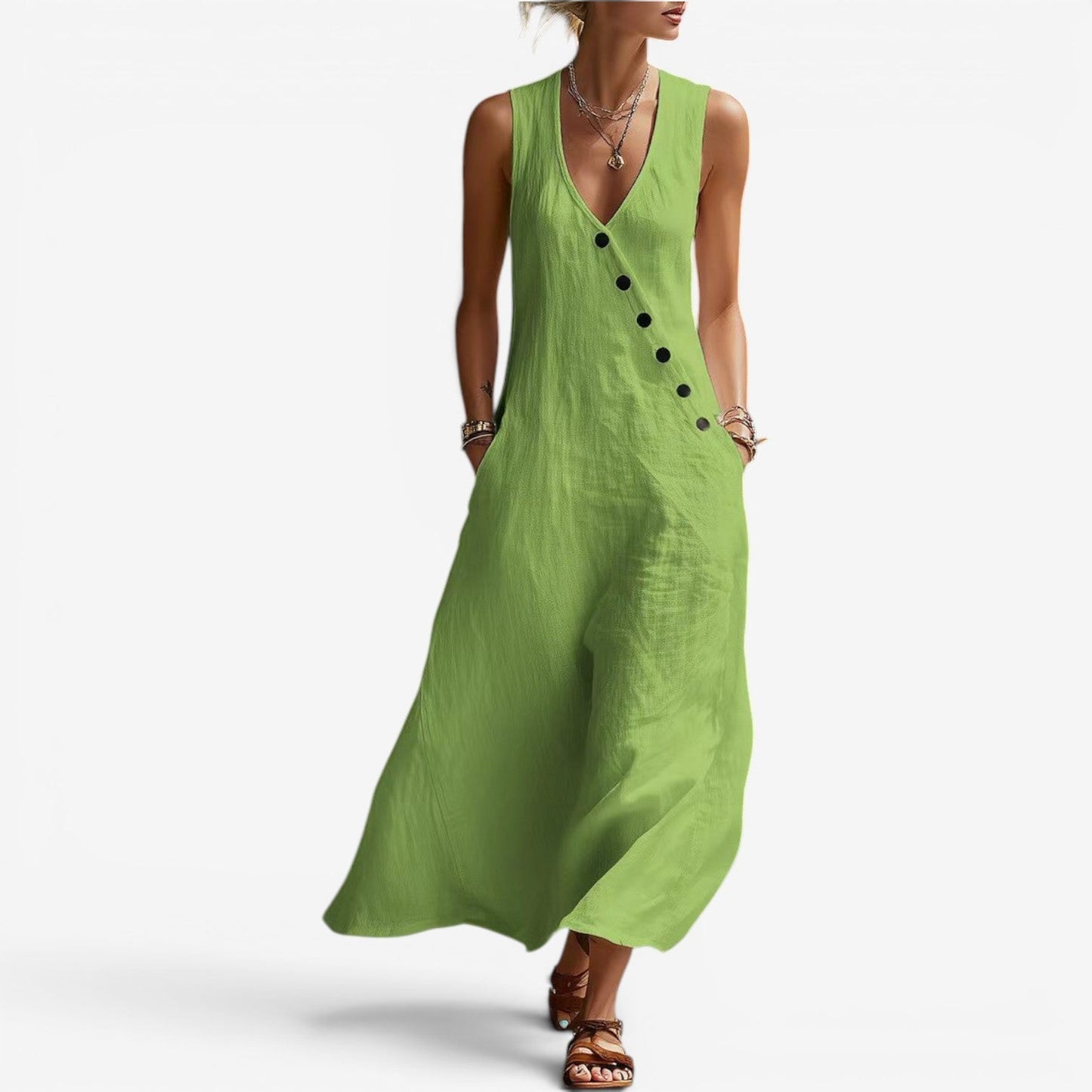 Jannah | Maxi vestito senza maniche