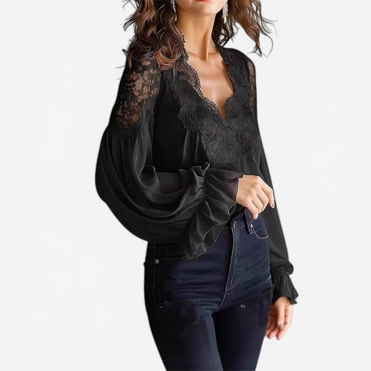 Georgia | Blusa in pizzo elegante