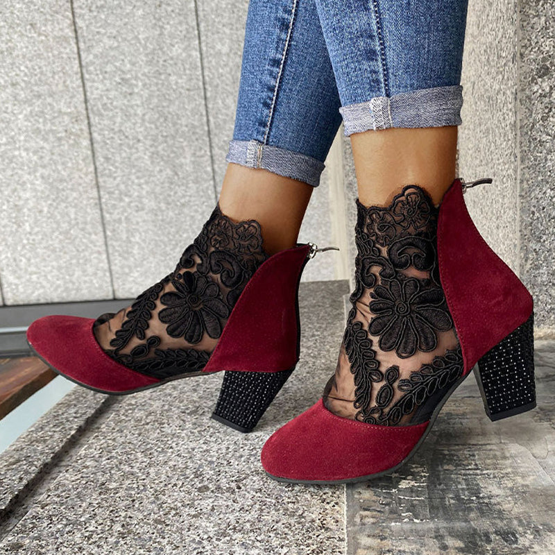 SUSI | TACONES ELEGANTES CON ENCAJE