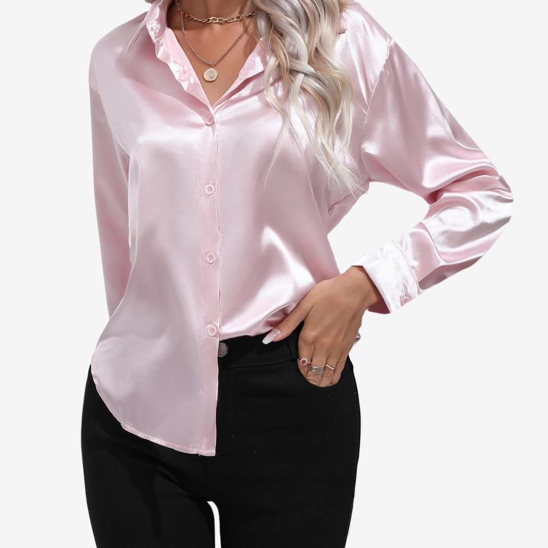 Alvira | Elegante camicia di seta