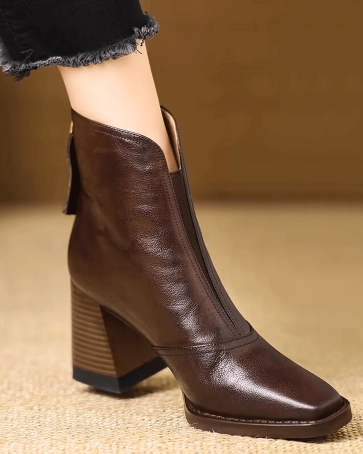 CLAUDIA | BOTINES DE LUJO CON TACÓN MEDIO