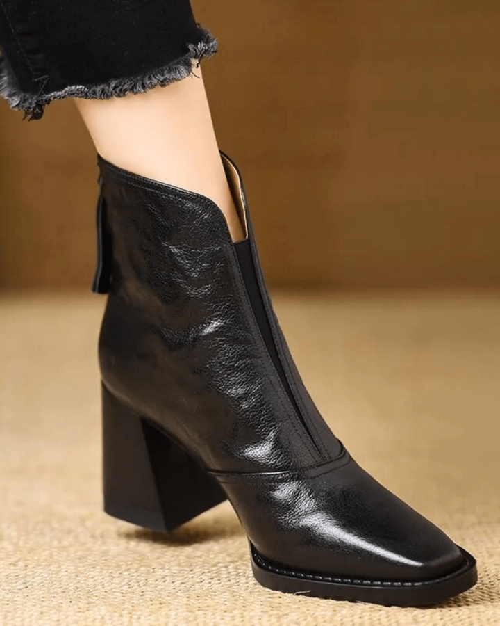 CLAUDIA | BOTINES DE LUJO CON TACÓN MEDIO