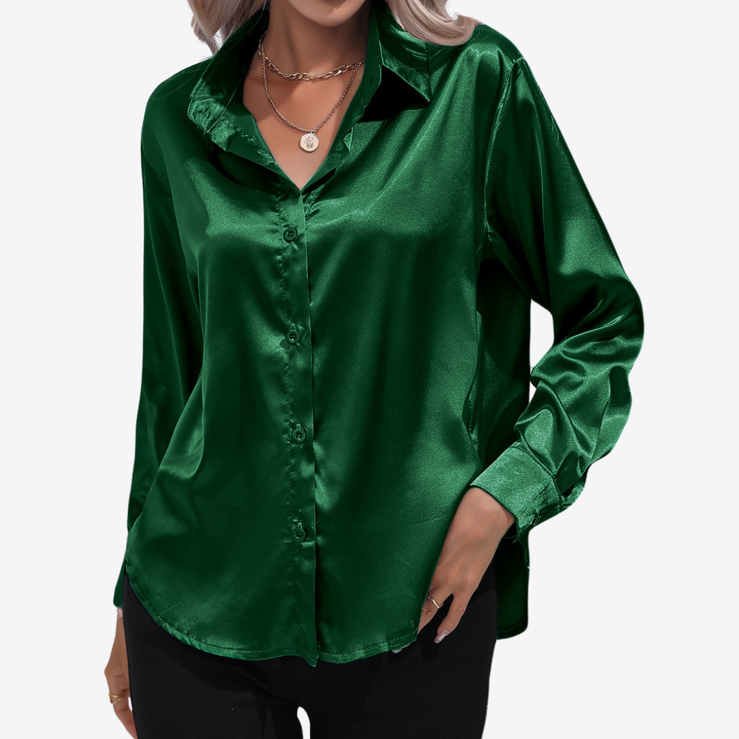Alvira | Elegante camicia di seta