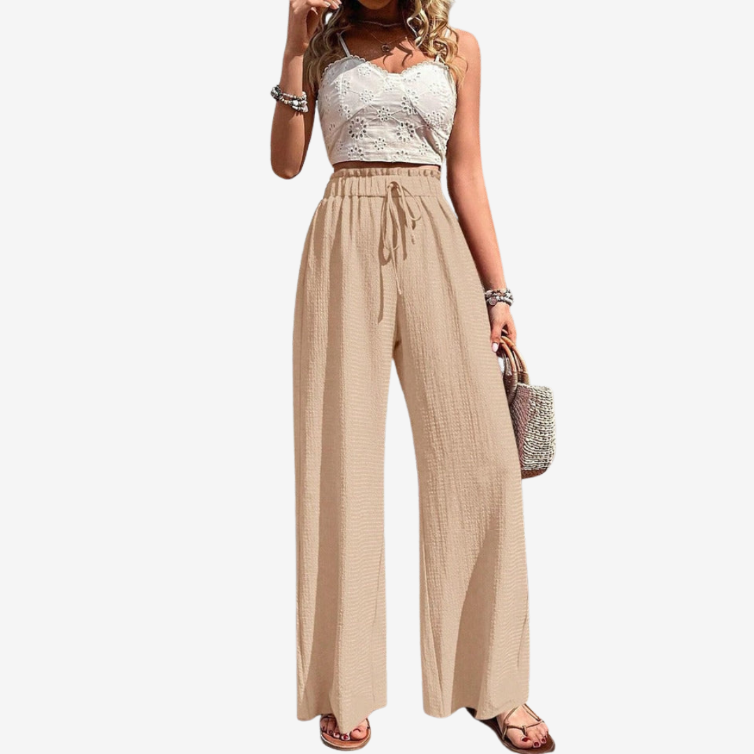 Solène | Pantaloni Palazzo