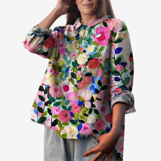 Ysola | Camicia floreale bohémien