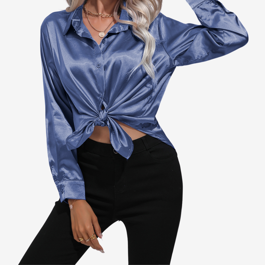 Alvira | Elegante camicia di seta