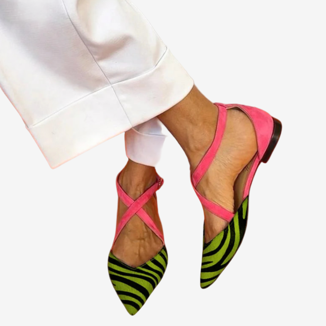 Mirelle | Ballerine zebrate