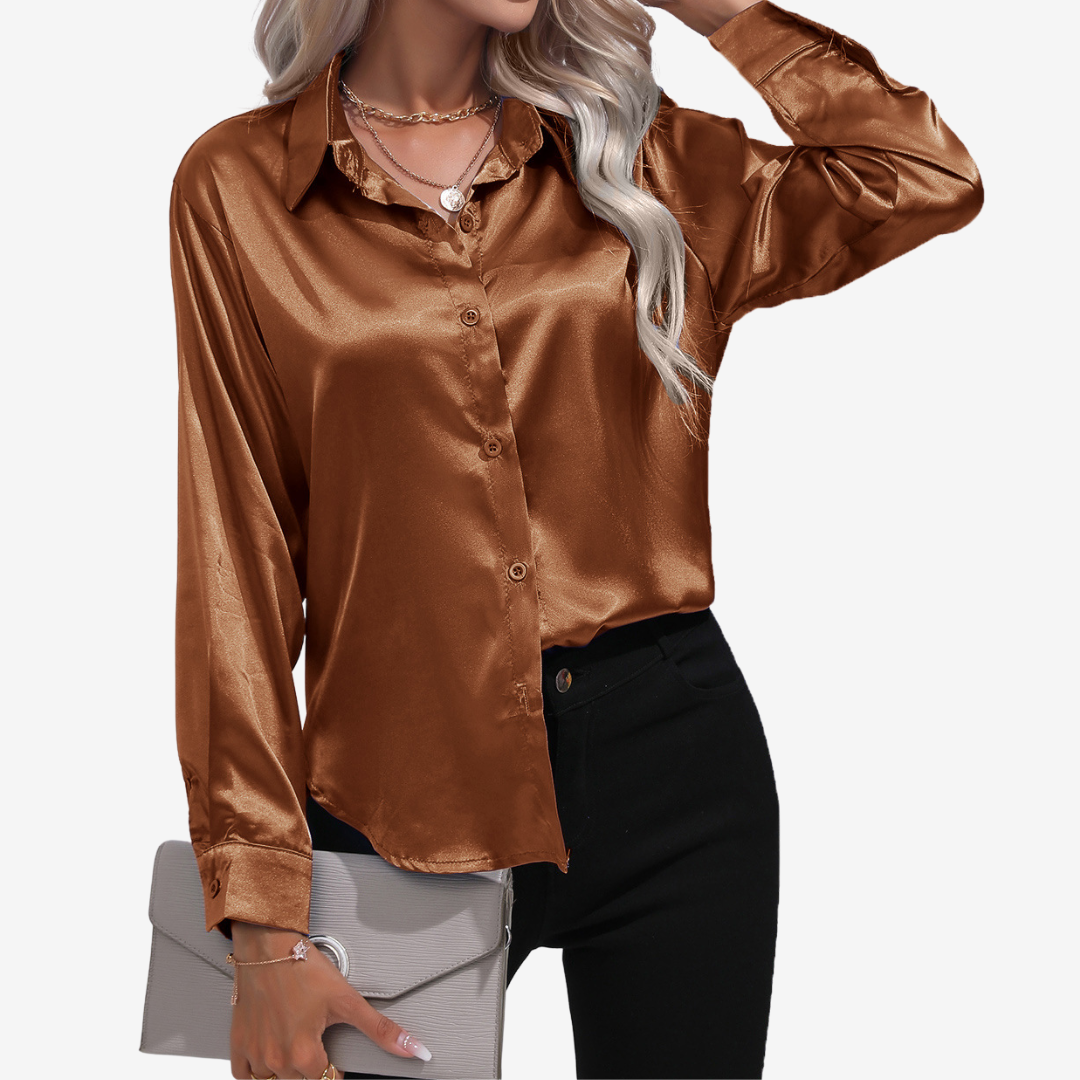 Alvira | Elegante camicia di seta