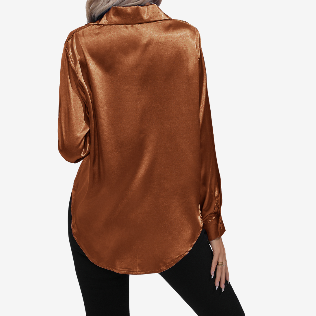 Alvira | Elegante camicia di seta