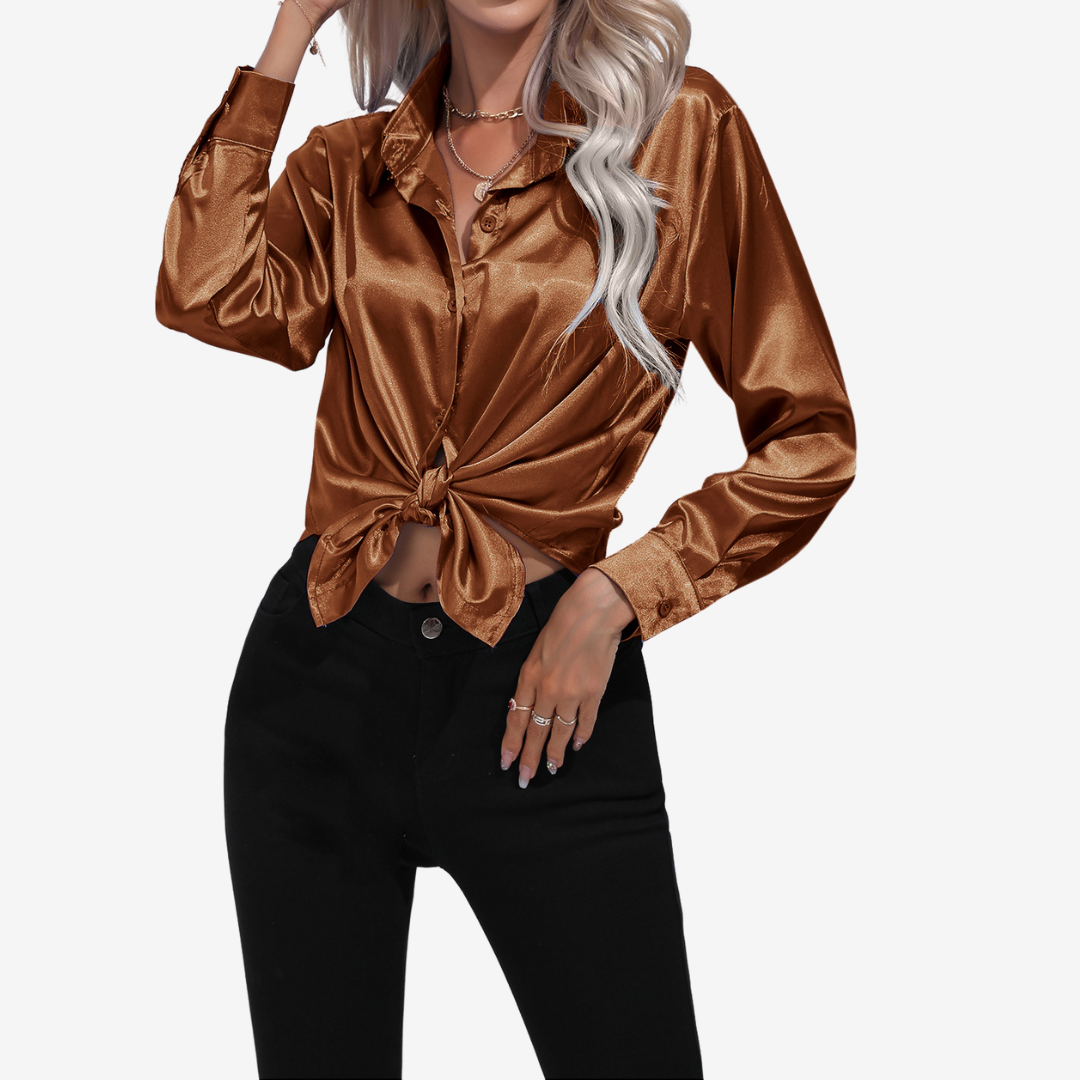 Alvira | Elegante camicia di seta