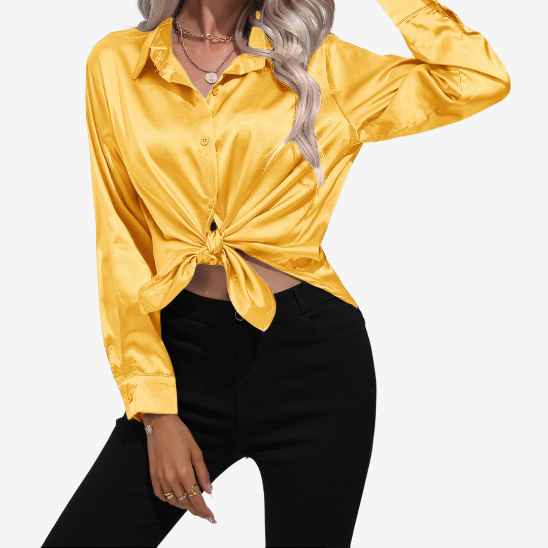 Alvira | Elegante camicia di seta