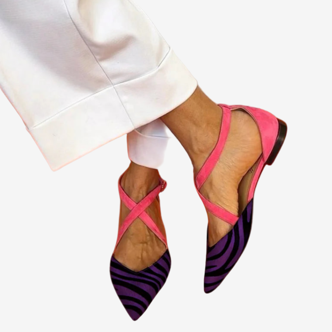 Mirelle | Ballerine zebrate