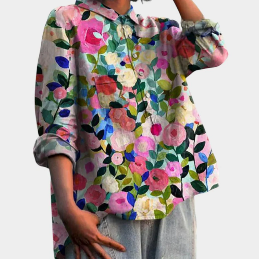 Ysola | Camicia floreale bohémien