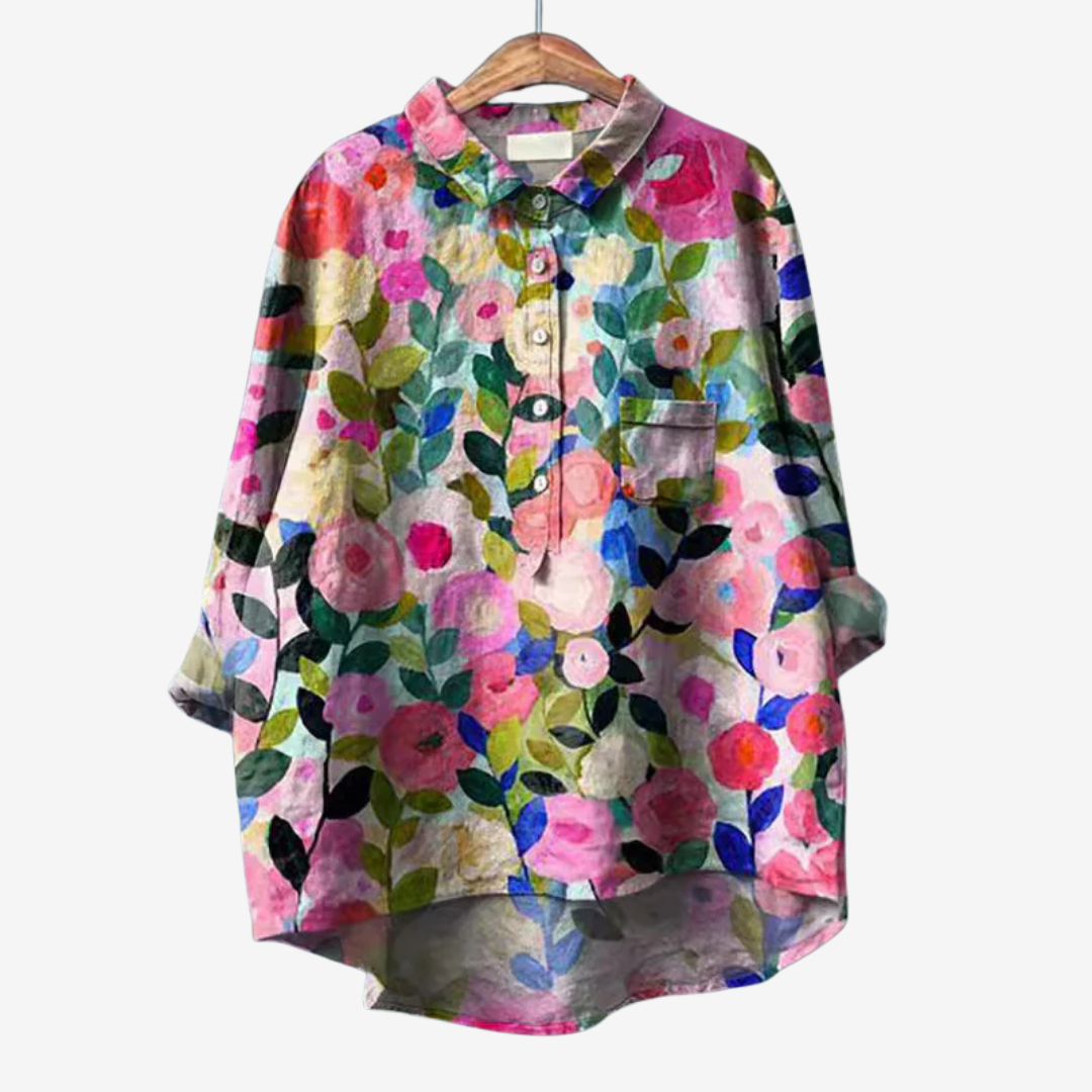 Ysola | Camicia floreale bohémien