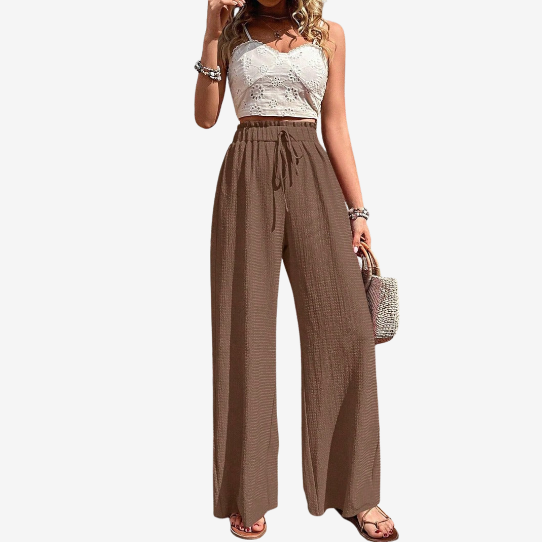 Solène | Pantaloni Palazzo