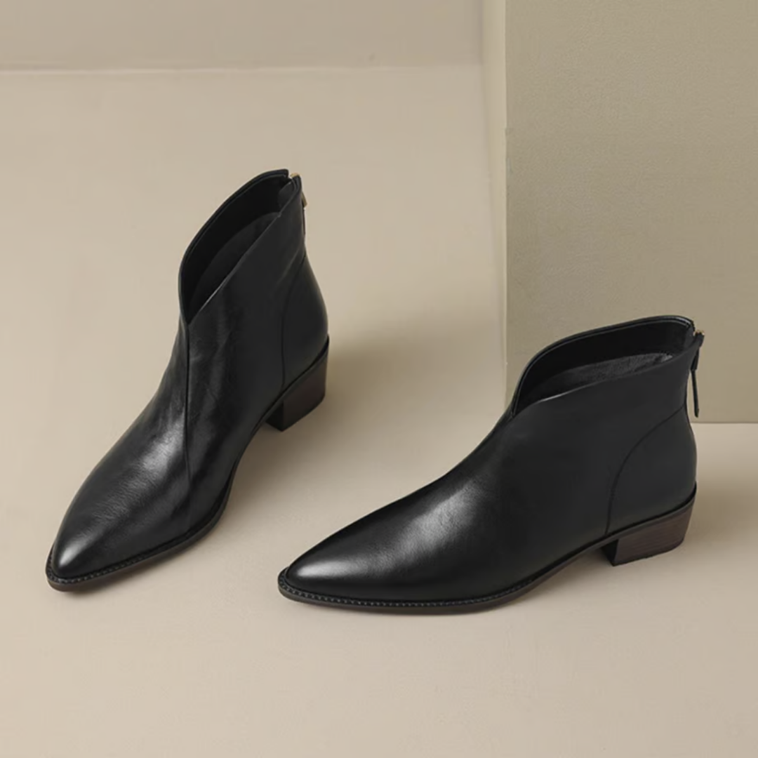 CAMILA | BOTINES DE LUJO CON TACÓN BAJO