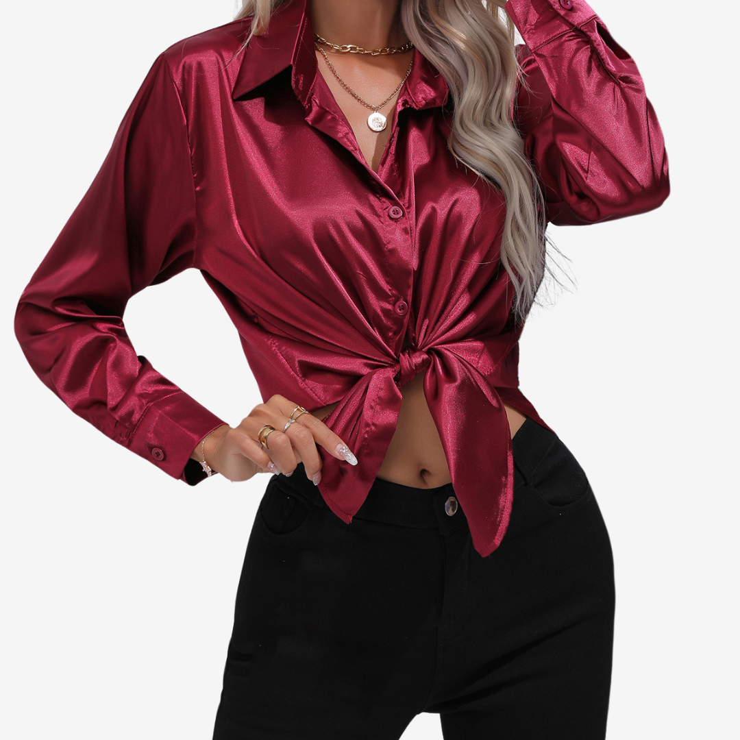 Alvira | Elegante camicia di seta