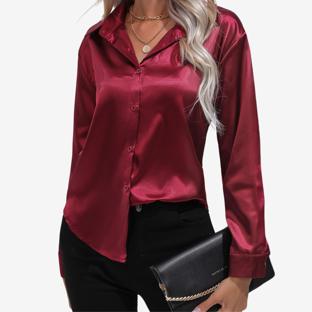 Alvira | Elegante camicia di seta