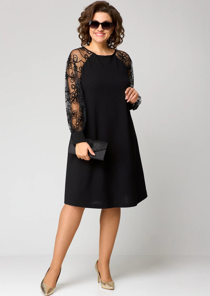 Edyth Elegante vestido de encaje