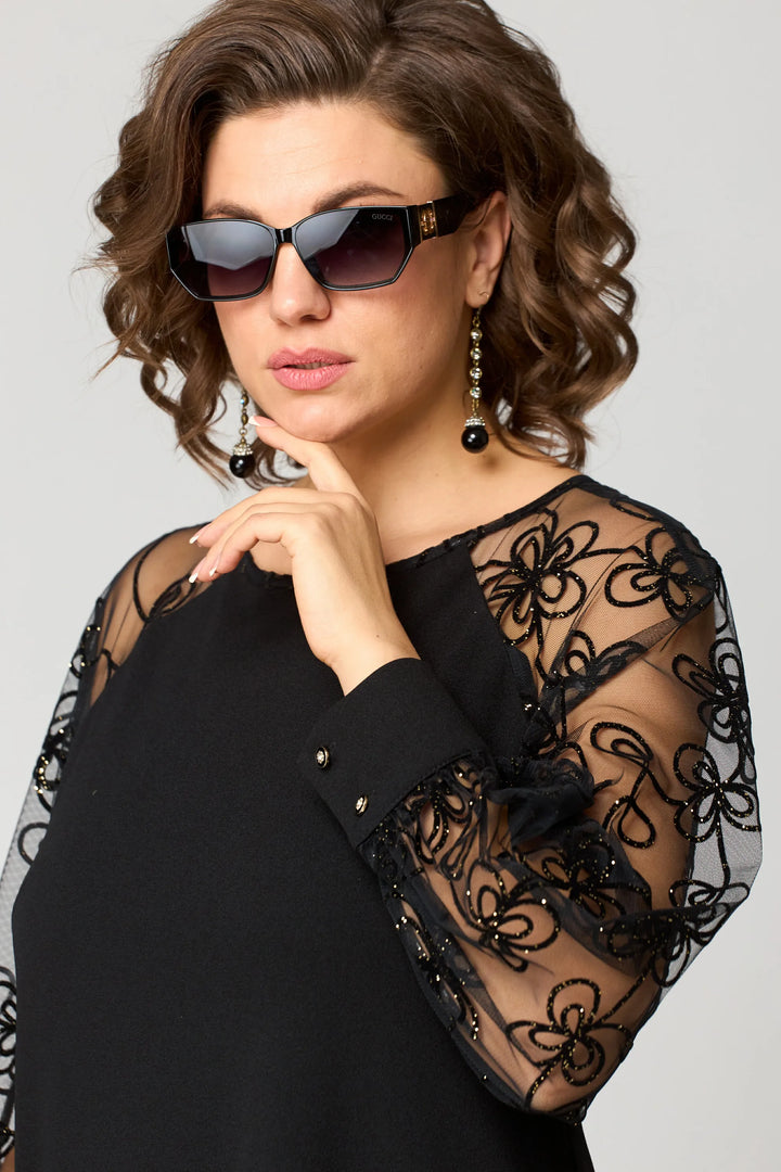 Edyth Elegante vestido de encaje
