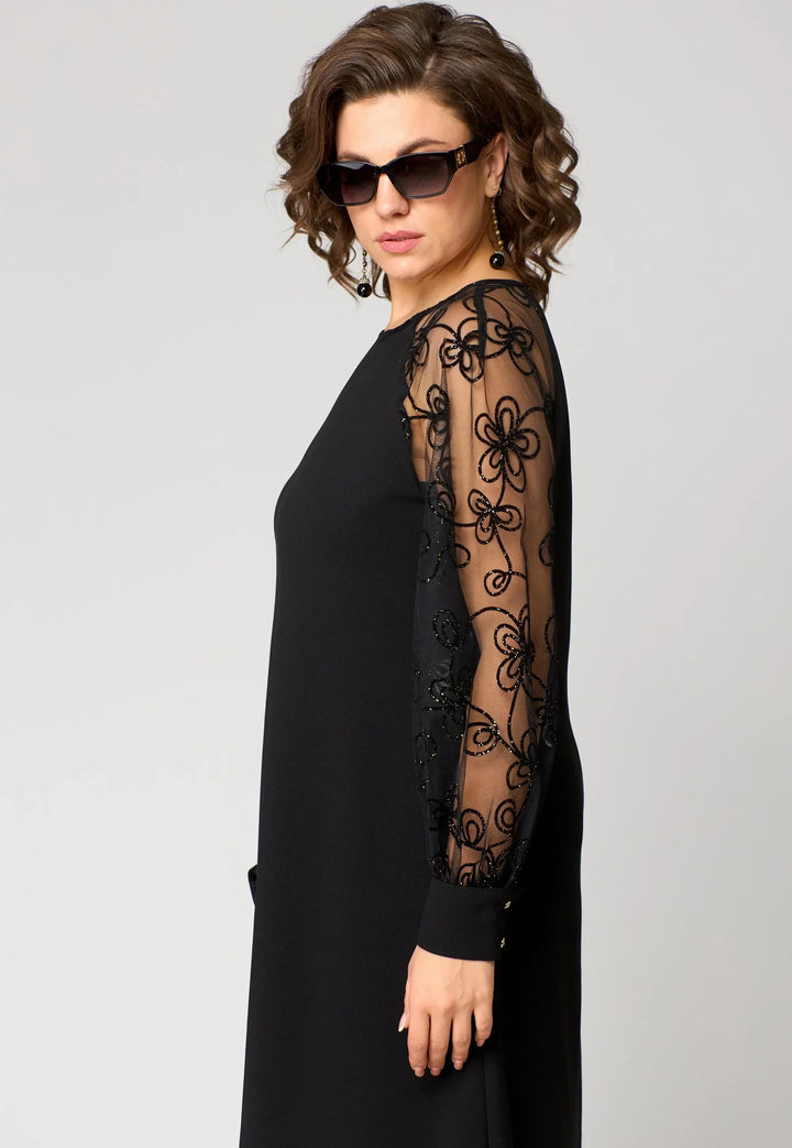 Edyth Elegante vestido de encaje