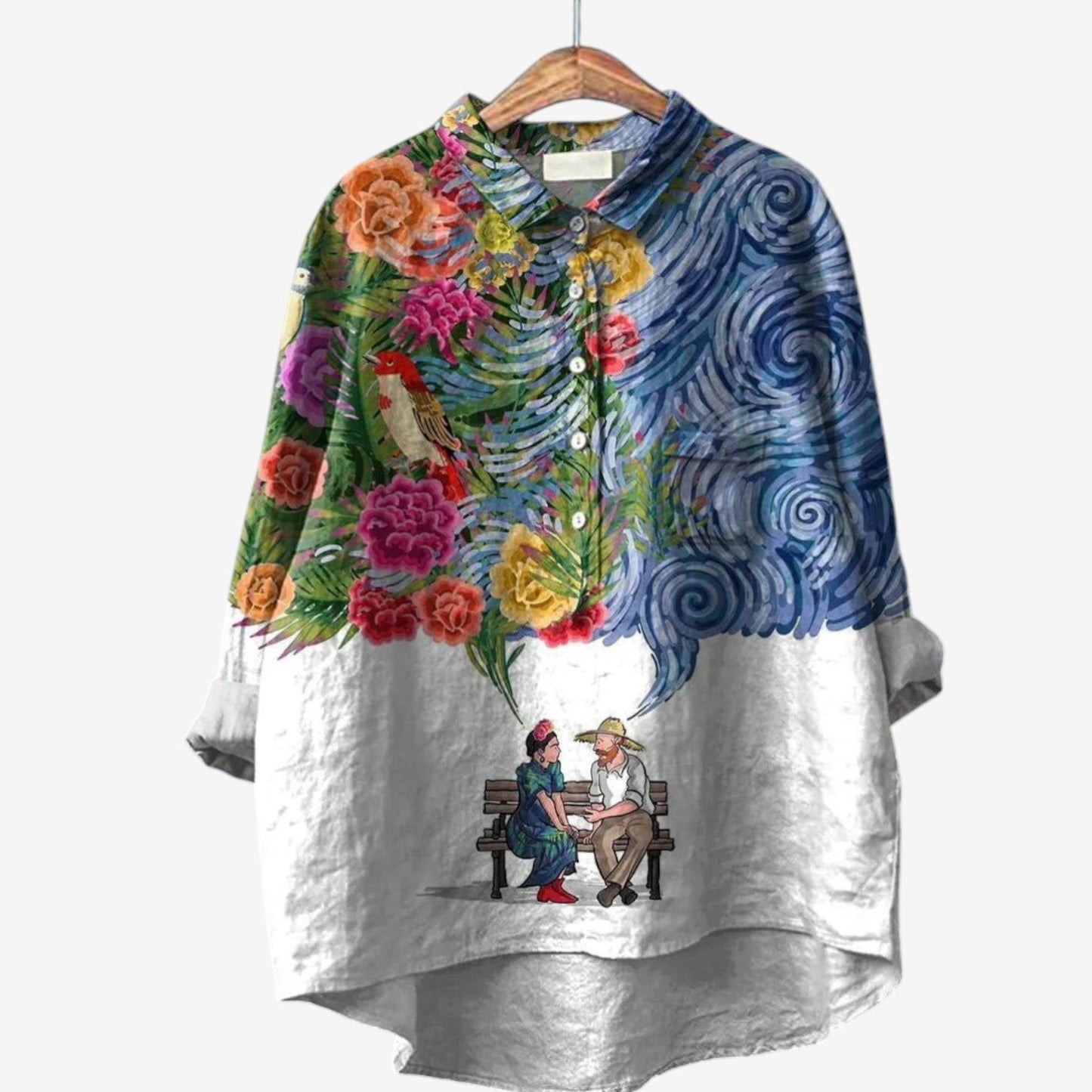 Félicie | Camicia con stampa animalier