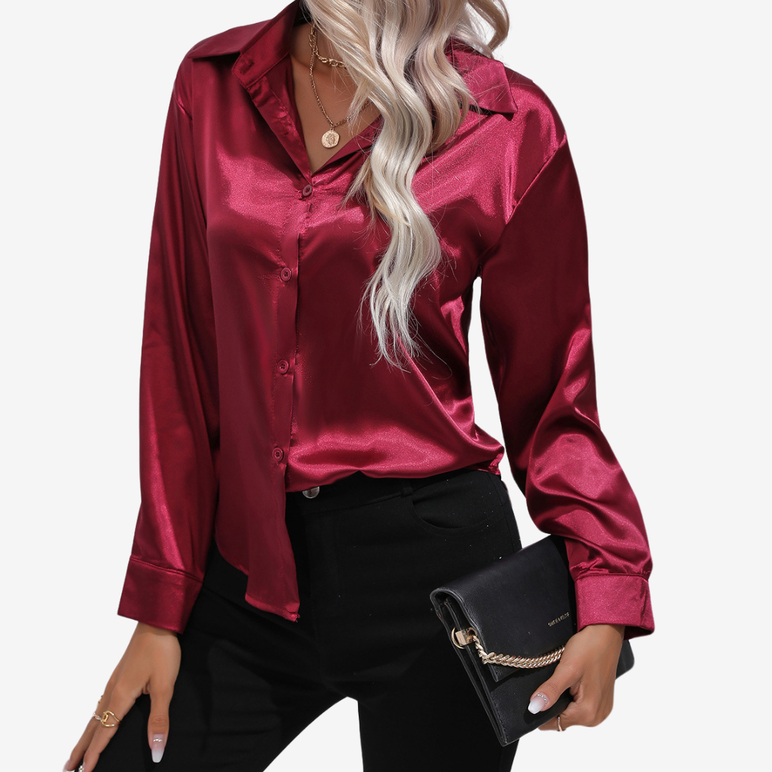 Alvira | Elegante camicia di seta