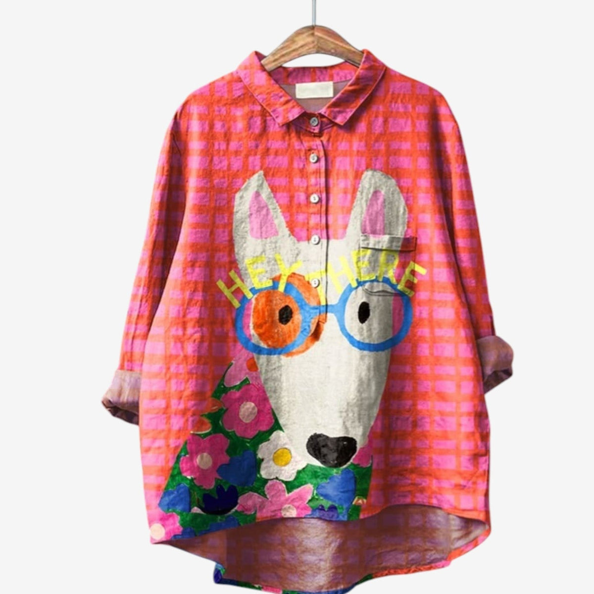 Félicie | Camicia con stampa animalier