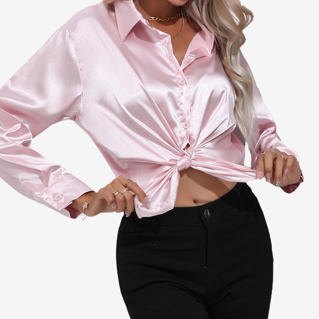 Alvira | Elegante camicia di seta