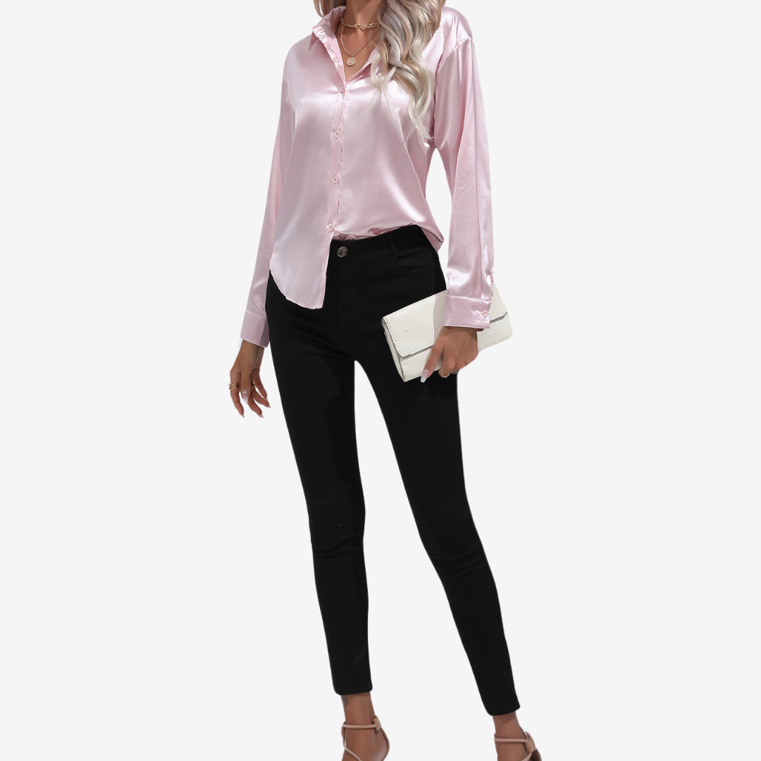 Alvira | Elegante camicia di seta