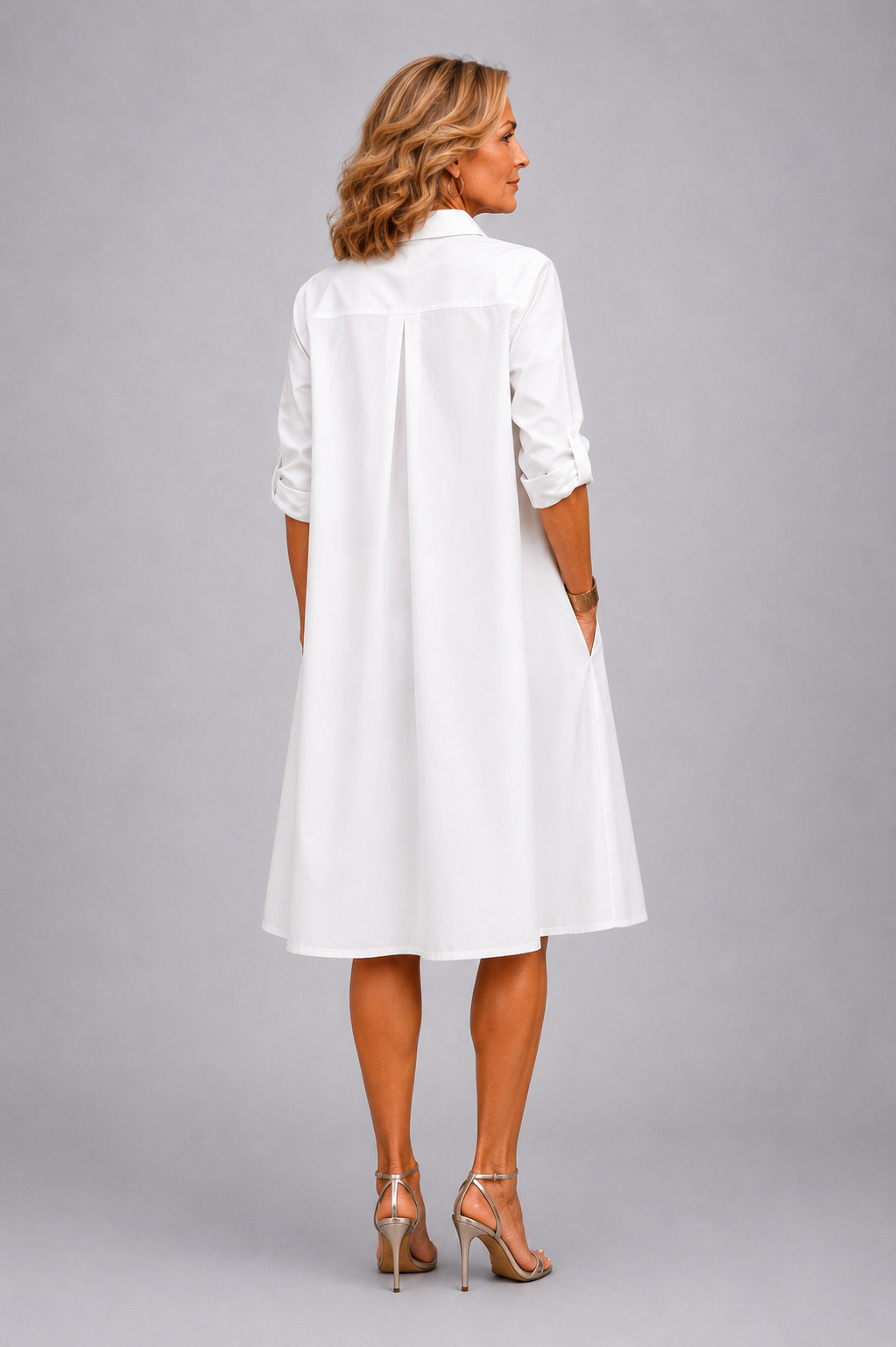 Waltraud | Vestido Midi Elegante para una Elegancia Atemporal