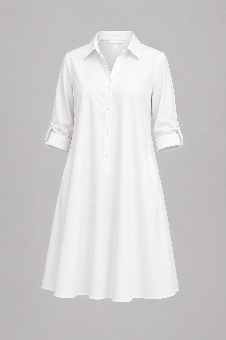 Waltraud | Vestido Midi Elegante para una Elegancia Atemporal