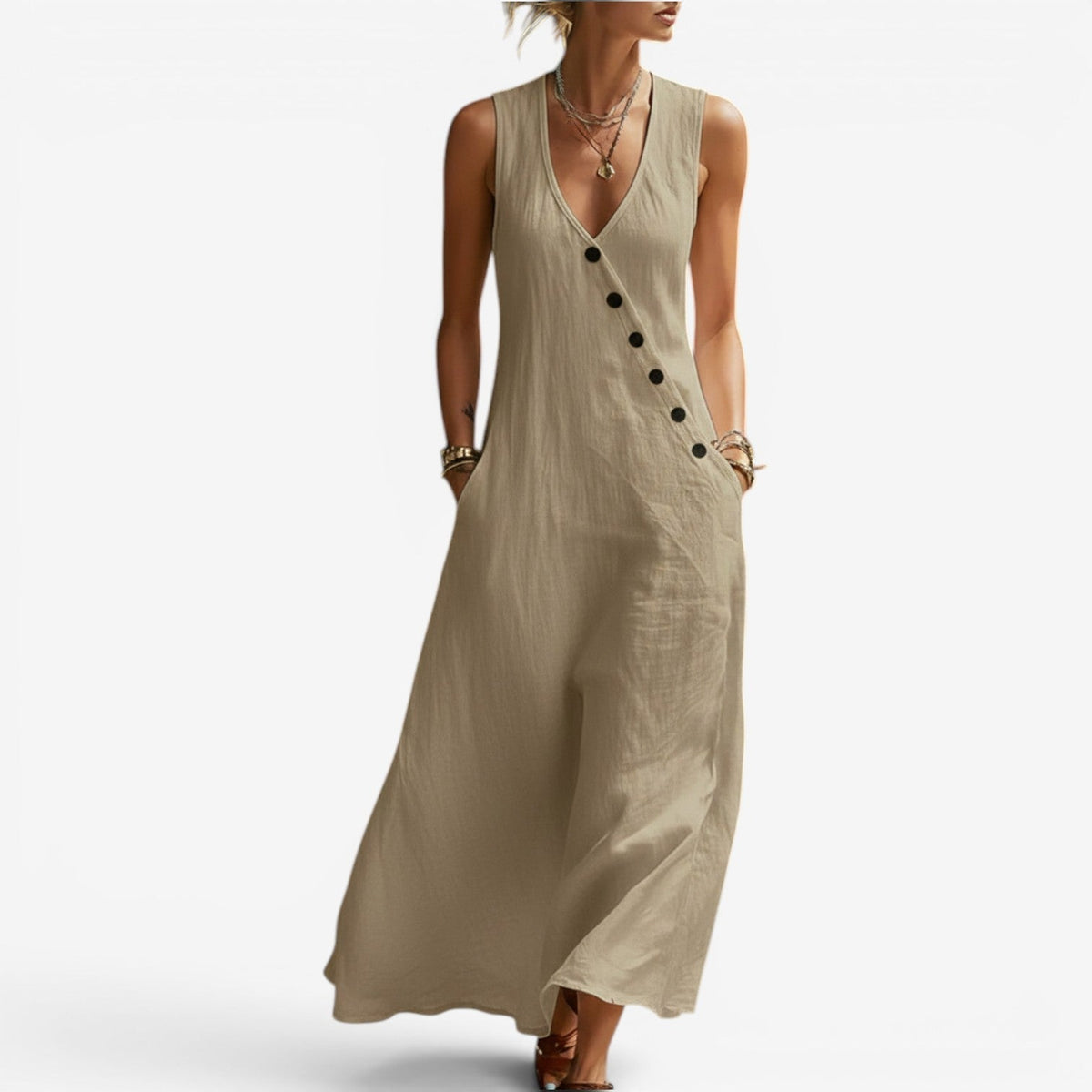 Jannah | Maxi vestito senza maniche