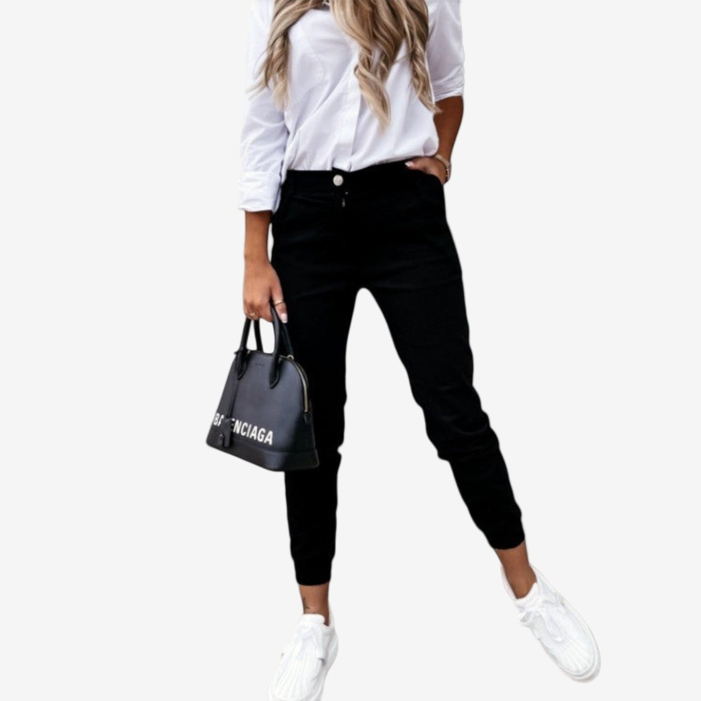 Melania | Pantaloni slim fit