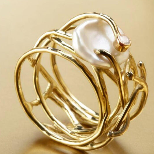 Audrey | Anello con perline