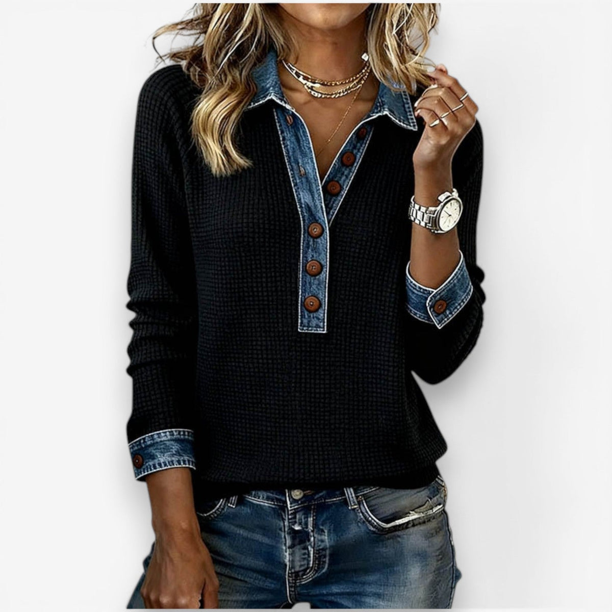 Jasmine | Maglia a coste elegante