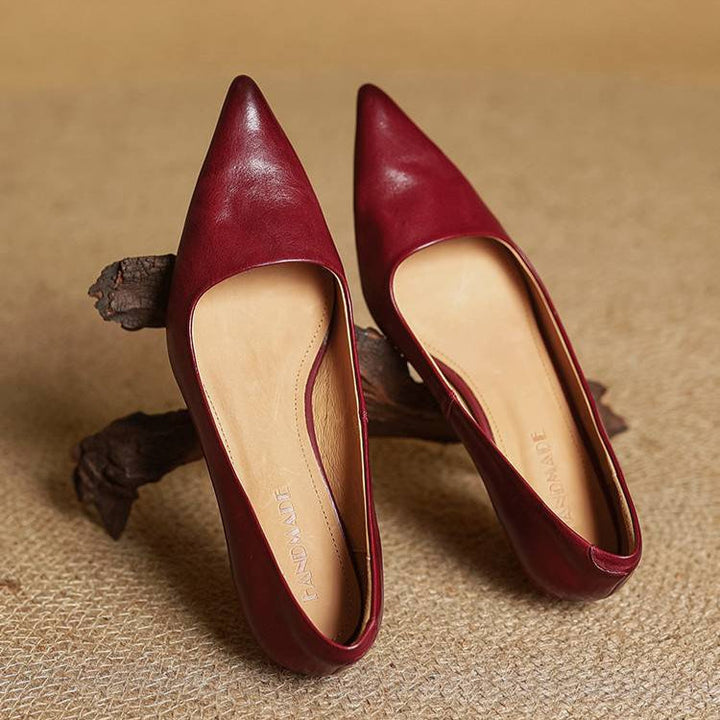 VALERIA | TACONES DE CUERO AUTÉNTICO