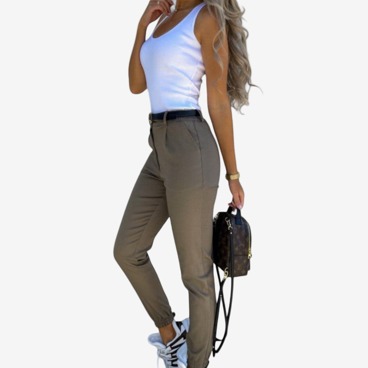 Melania | Pantaloni slim fit