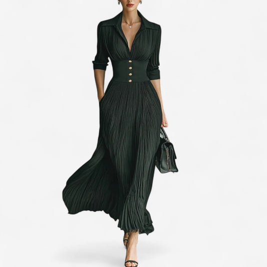 Carine | Maxi plissettato
