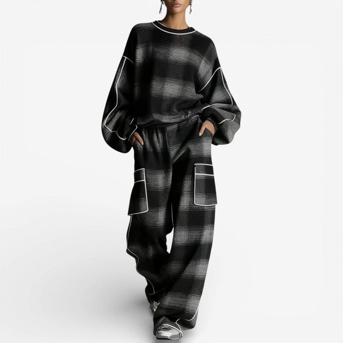Luana | Duo in maglia a righe