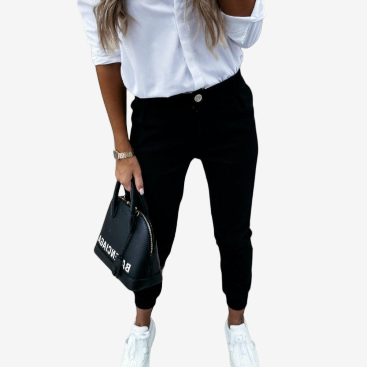 Melania | Pantaloni slim fit