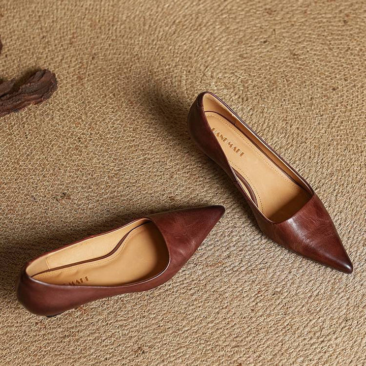 VALERIA | TACONES DE CUERO AUTÉNTICO
