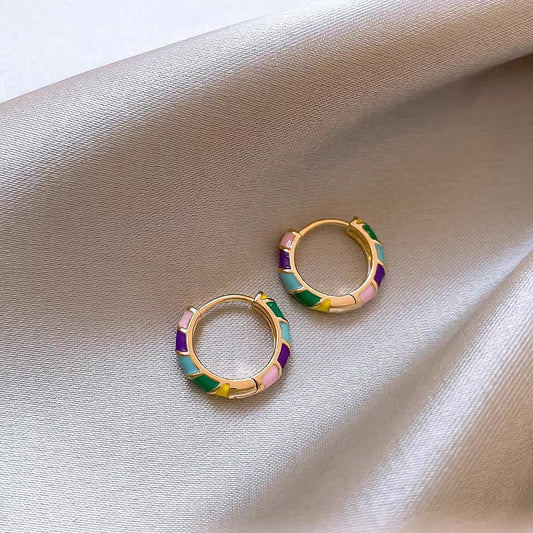 Emallie | Orecchini creoli dorati