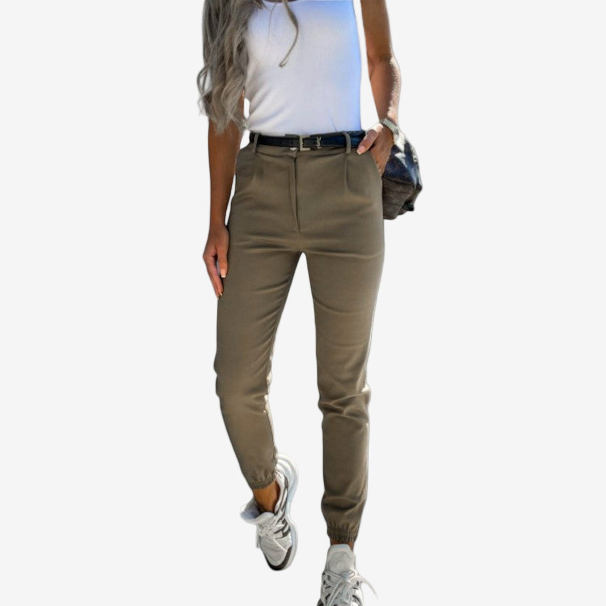 Melania | Pantaloni slim fit