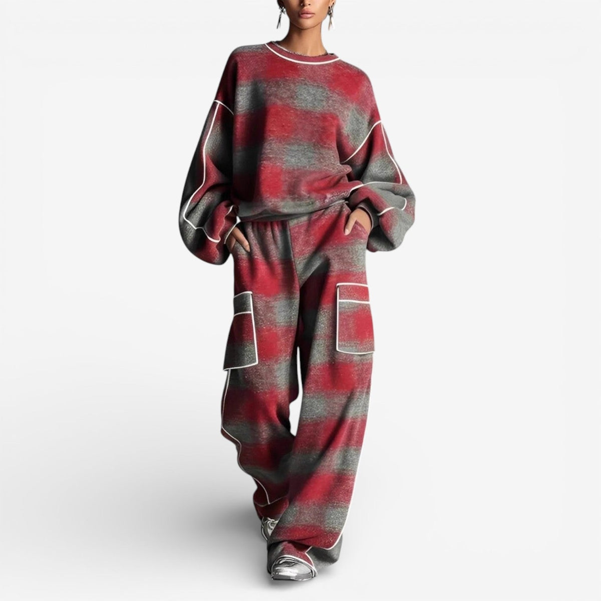 Luana | Duo in maglia a righe
