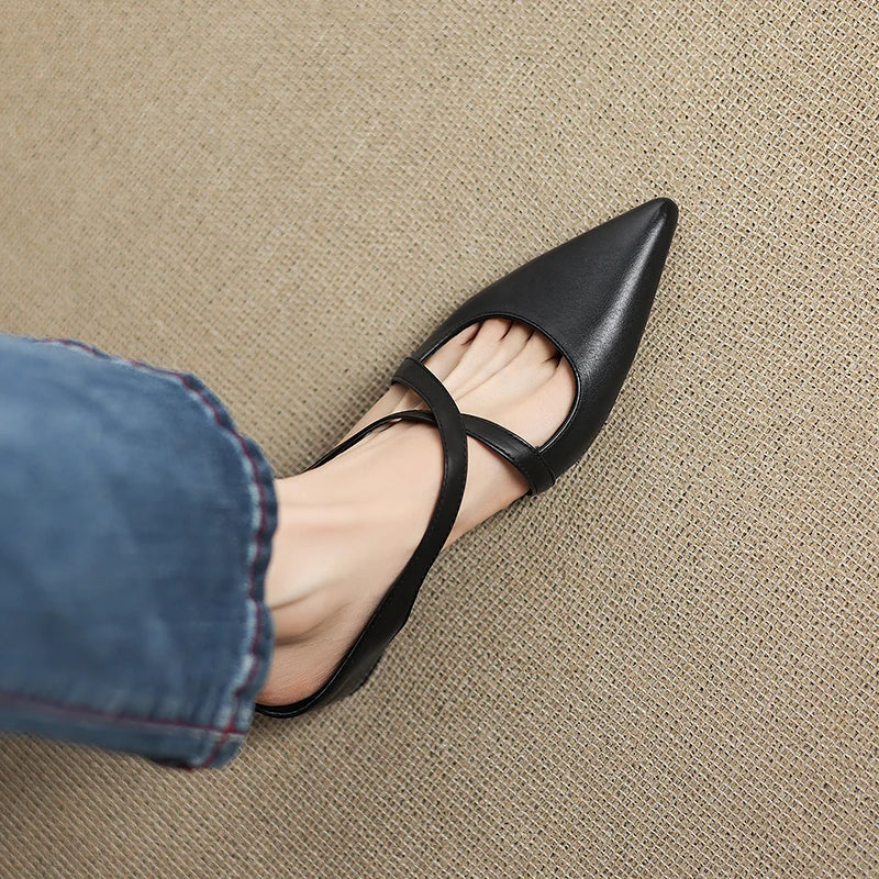 ALMA | ZAPATOS DE TACÓN CUERO AUTÉNTICO