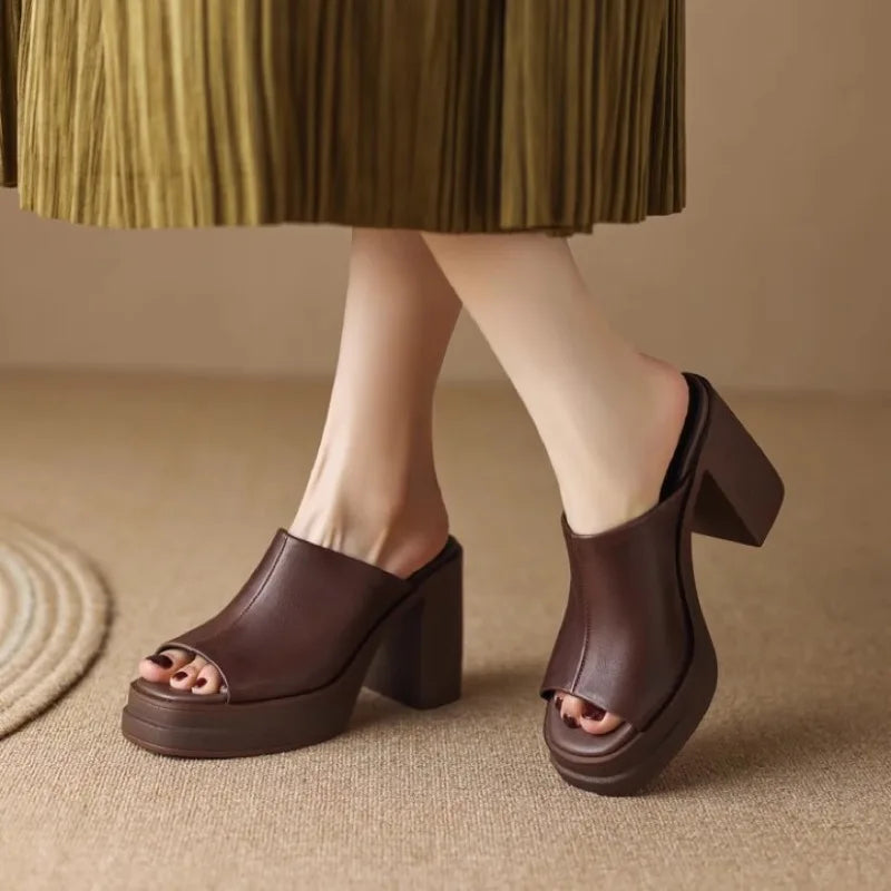 Vittoria | Sabot con platform elegante
