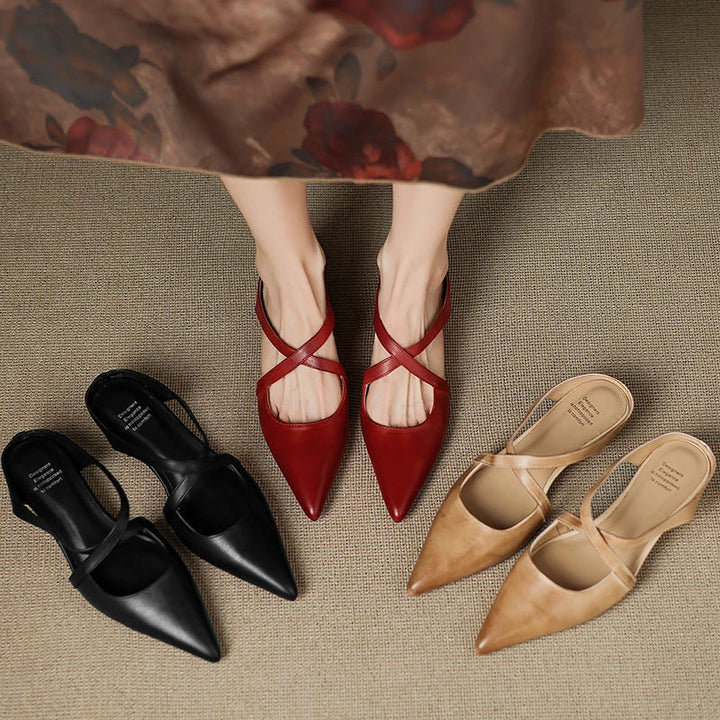 ALMA | ZAPATOS DE TACÓN CUERO AUTÉNTICO
